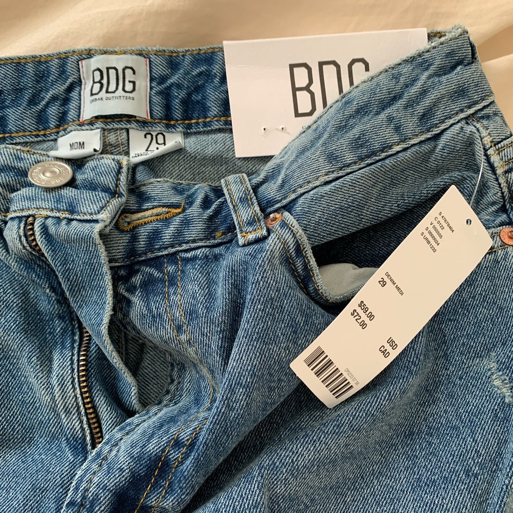 NWT BDG High-Waisted Mom Jeans